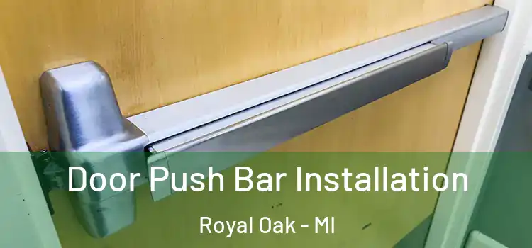 Door Push Bar Installation Royal Oak - MI